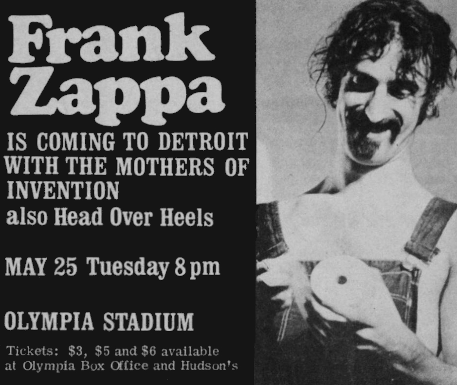 25/05/1971Olympia Stadium, Detroit, MI